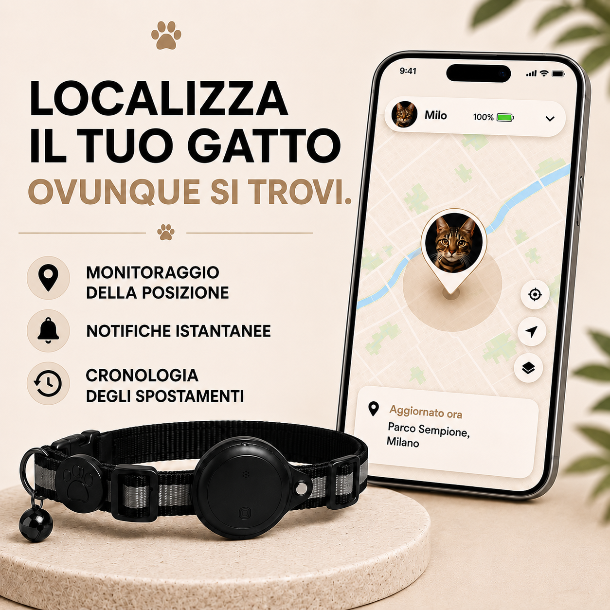 Félis – Collare Intelligente per Gatti